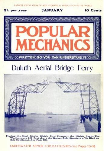 Google Book Search: Popular Mechanics Jan 1905 Cover Image